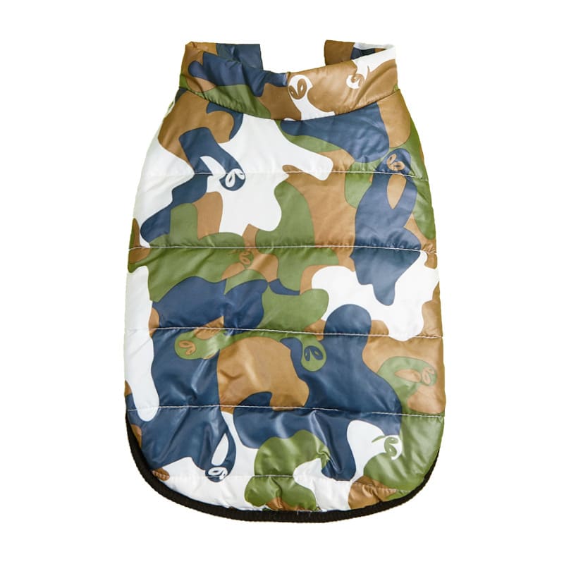 Pet Camouflage Plus Velvet Padded Jacket view 3