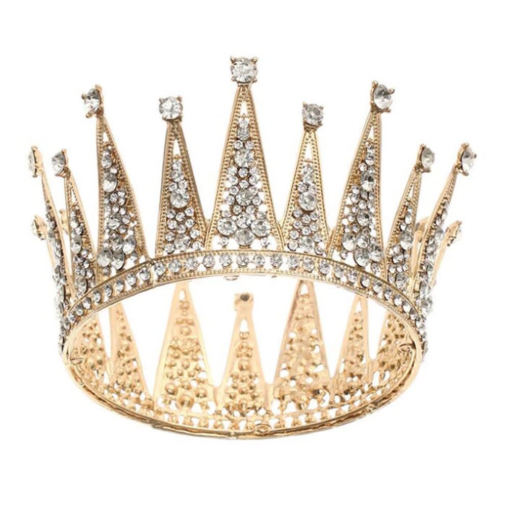 Fashion Bridal Hair Accessories Alloy Hollow Diamond Crown view 5