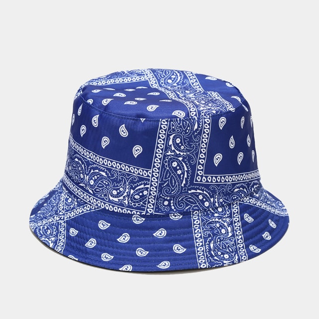 Bandana Print Bucket Hats With Multiple Colorways view 6