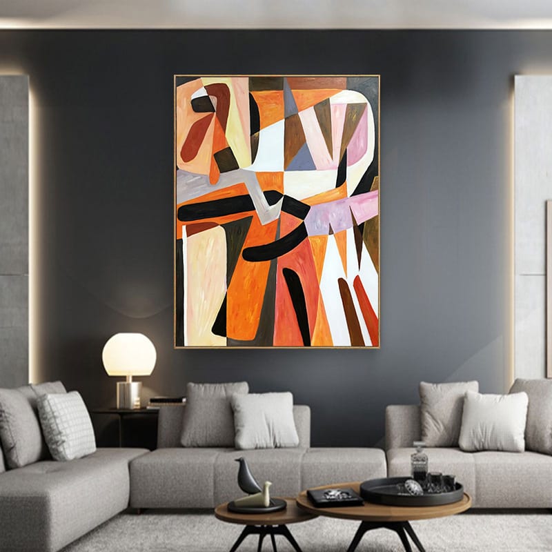 Oil Painting Hand Painted Abstract Hallway Decorative view 5