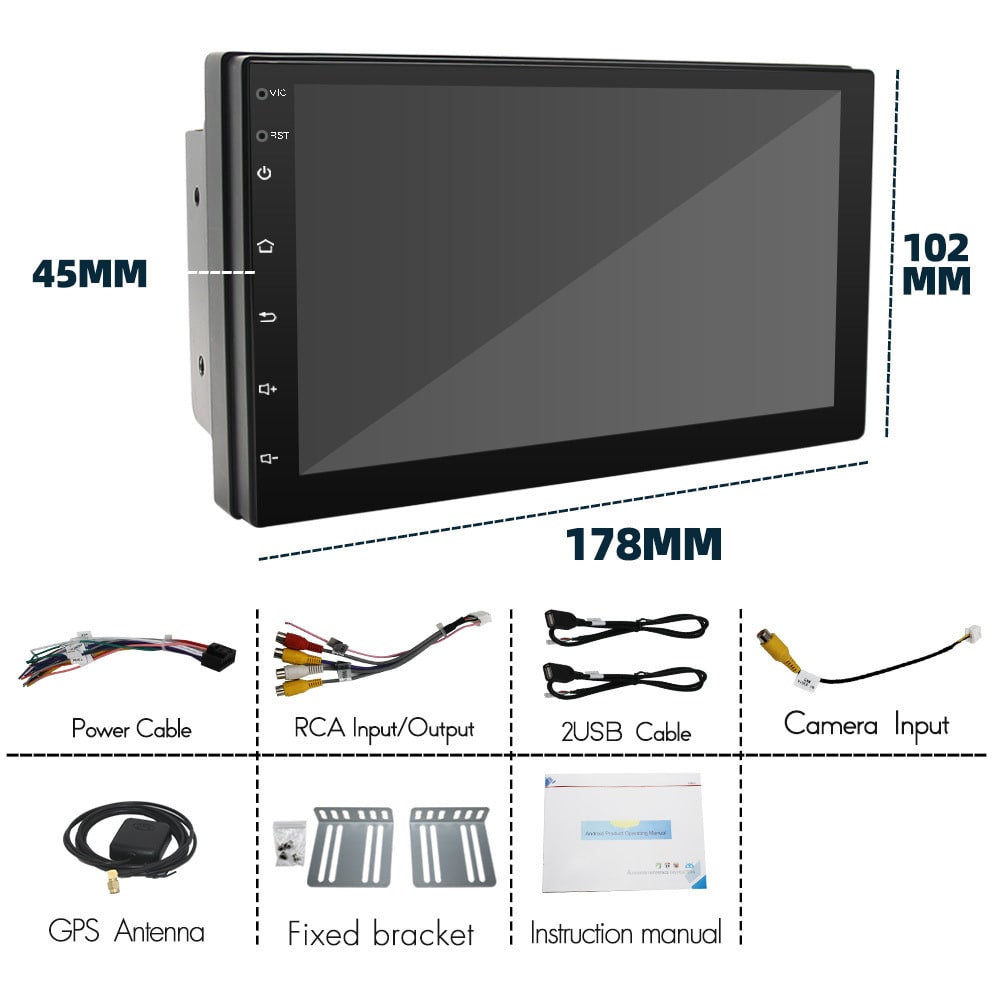 Universal Computer Carplay Navigation MP5 Player GPS Navigation Integrated Radio view 2