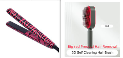 Self Cleaning Hair Brush For Women One-key Cleaning Hair Loss Airbag Massage Scalp Comb Anti-Static Hairbrush view 5
