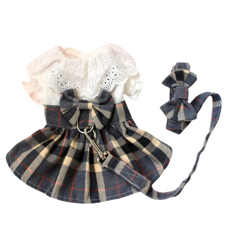 Dog Thin Skirt With Drawstring Chest Back view 3