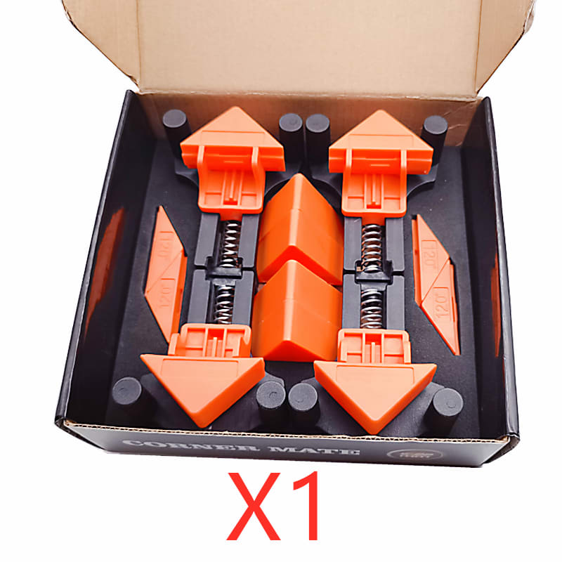 Woodworking right angle clip 90 degree holder view 2