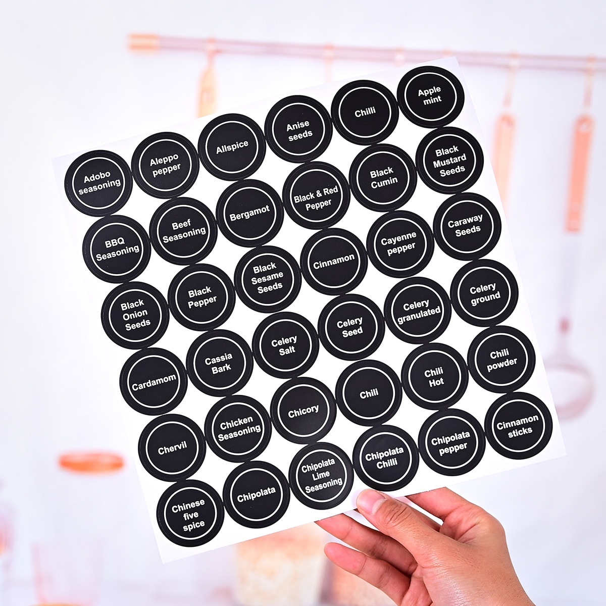 12 Pcs Round Spice Jars With Bamboo Lids And Stickers, Glass Storage Jars, Candy Jars, Coffee Jars, Salt Jars, Pepper Jars, Tea Jars view 19