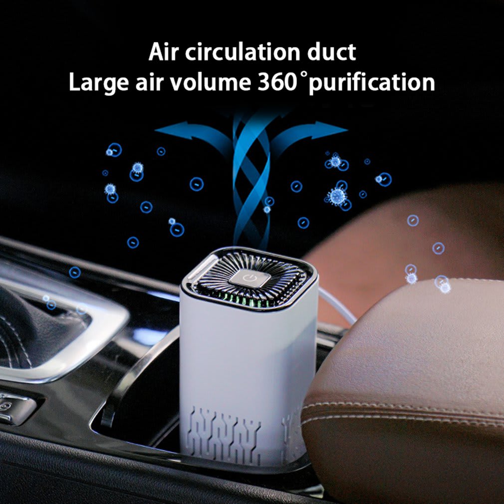 Car Air Purifier Portable Negative Ion Generator Remove Formaldehyde Dust Smoke Air Freshen Washer For Home Car view 5