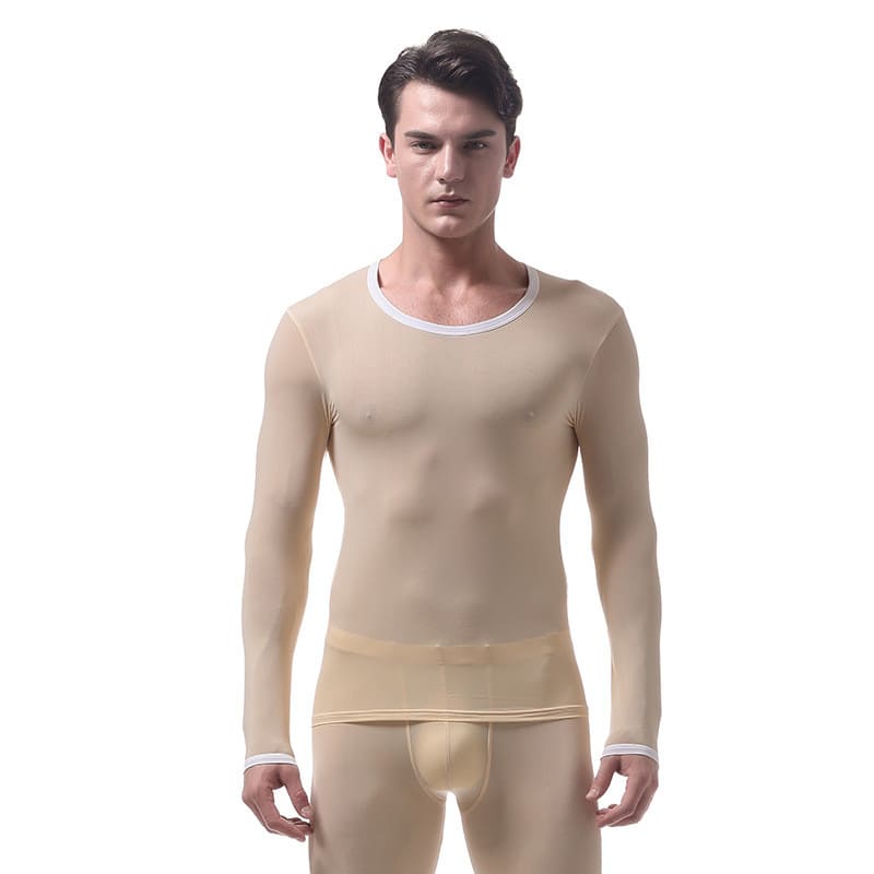 Men's Thermal Underwear Thin Autumn Coat view 7