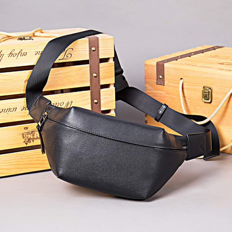 Casual First Layer Cowhide Cross Body Shoulder Bag view 2