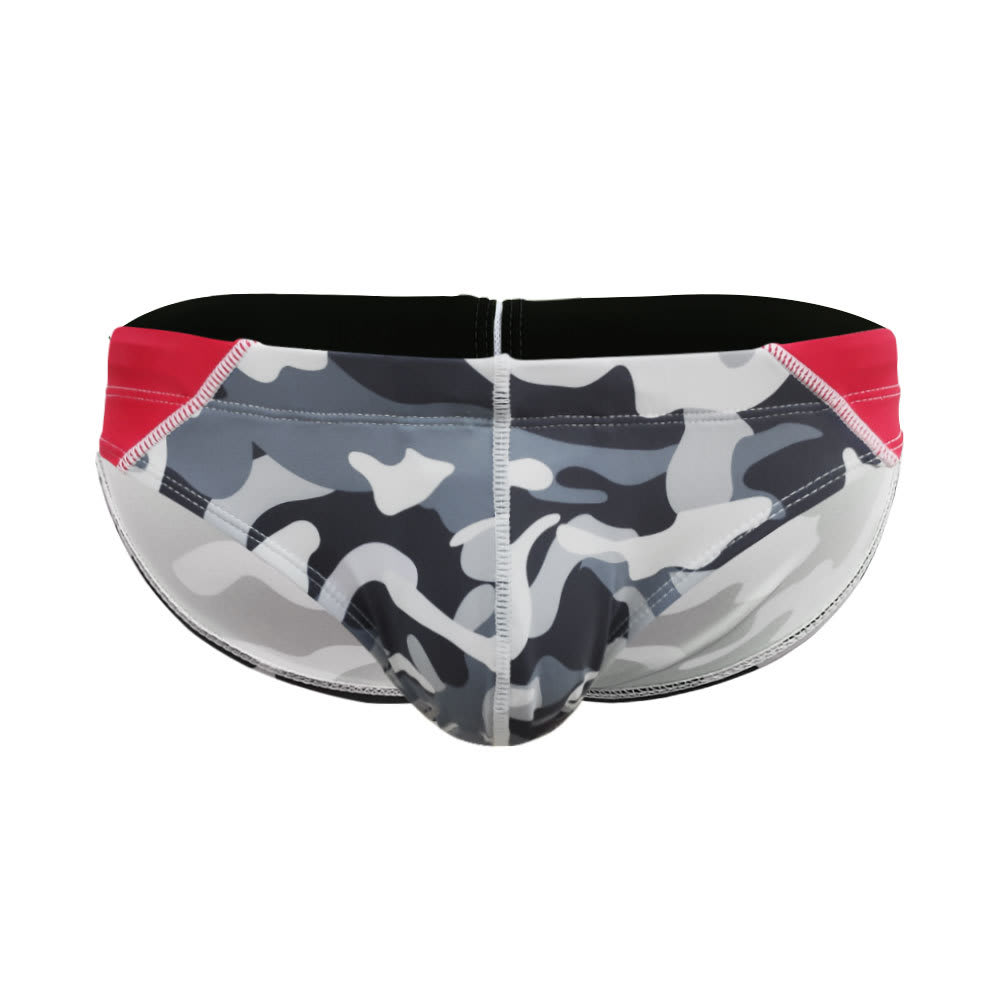 Men's Fitted Drainage Low Waist Swim Briefs view 2