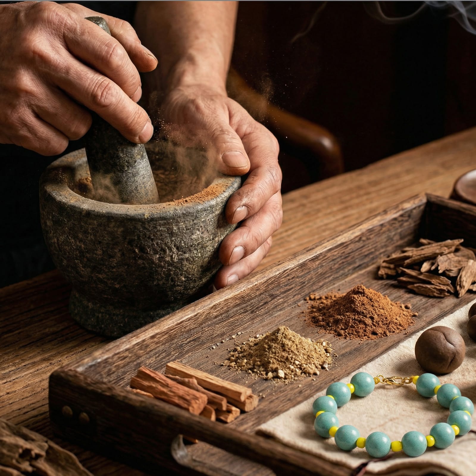 Chinese Herbal Bracelet view 8