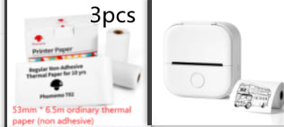 Portable Mini Thermal Label Printer Home Photo Printer Student Wrong Question Printer Bluetooth-compatible Mini Label Printer Price Tag view 8