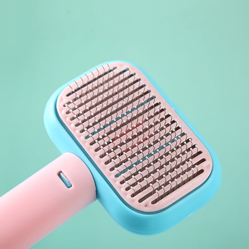 New Pet Cat Dog Hair Brush Hair Massage Comb Open-Knot Brush Grooming Cleaning Tool Stainless Steel Comb view 4