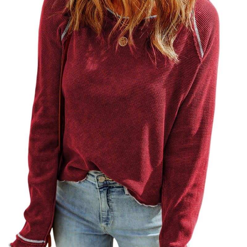 New Autumn Thin Solid Color Bottoming Shirt For Women view 17