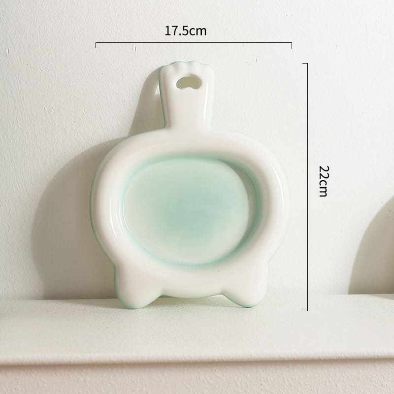Ceramic Cat Bowl Cat Plate Snack Bowl Rice Bowl Dinner Plate Cat Food Bowl Pet Plate Shallow Mouth Bowl view 8