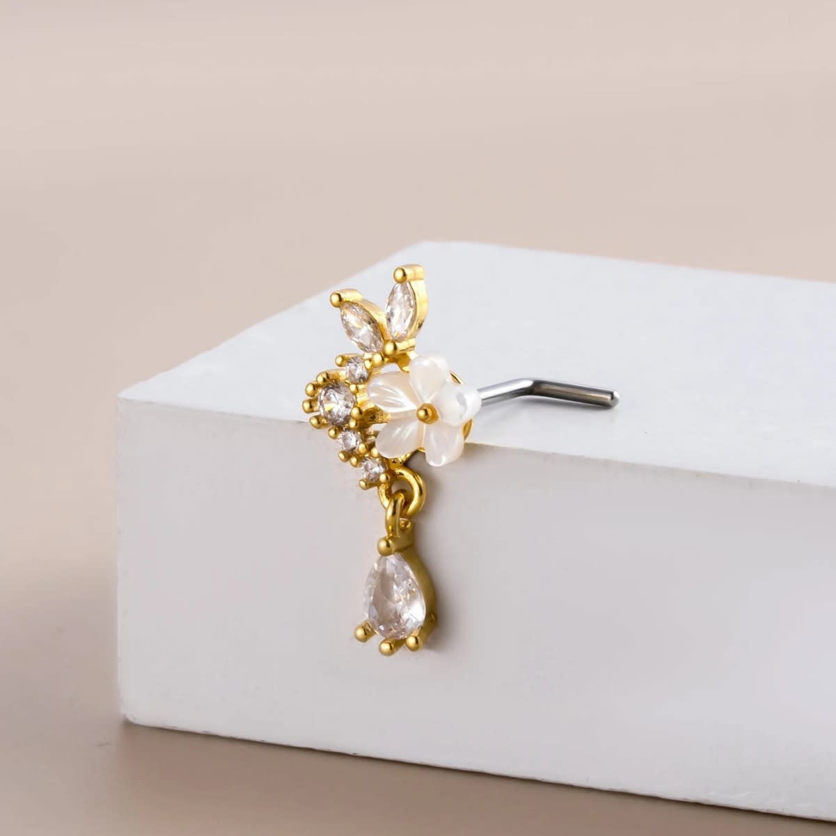 Fashionable And High-end Stainless Steel Nose Needle view 2