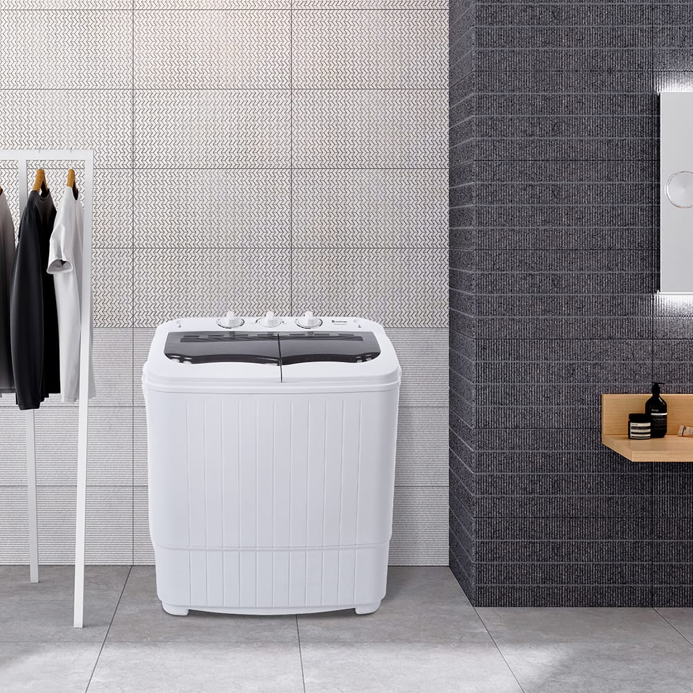 US XPB35-ZK35 14.3 Lb Washing Machine, Double Drum With Drain Pump, Plastic, Semi-Automatic view 6