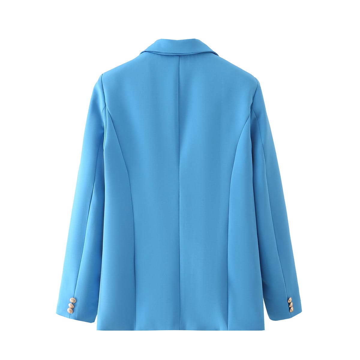 Women's Suit Long Sleeve Short Jacket French Double Breasted view 3