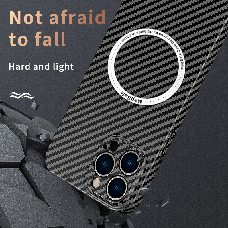Suitable For IPhone13promax Carbon Fiber Phone Case view 5