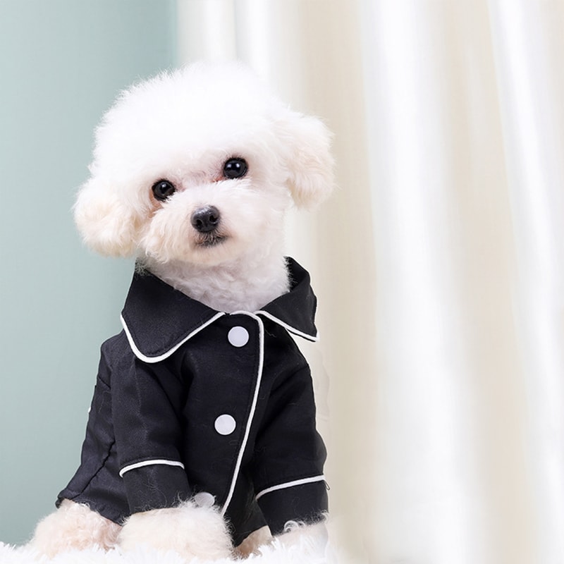 French Small Incense Style Fighting Pet Clothes Dog Pajamas view 4