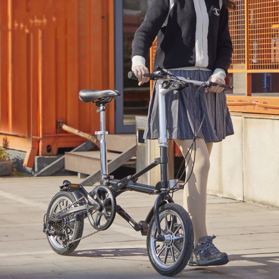 One Second Folding 14 Inch Small Super Portable Bicycle view 4