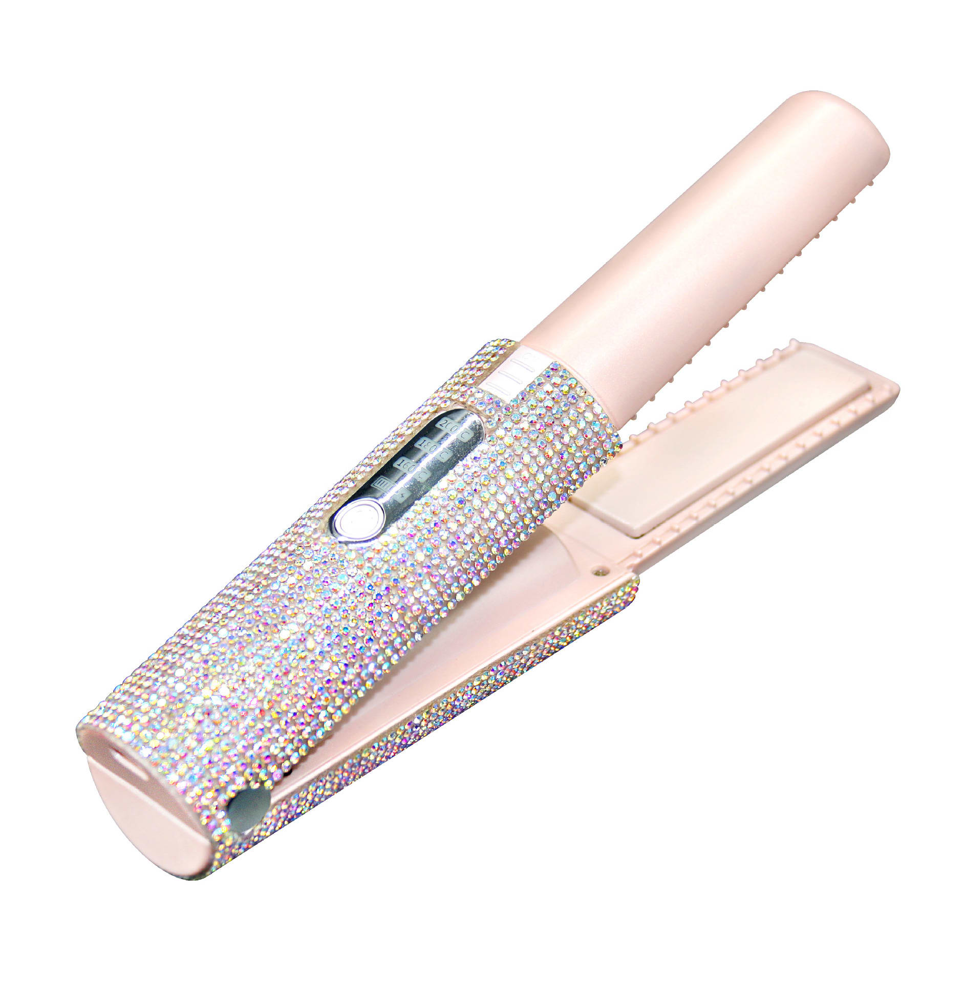 2-In-1 Electric USB Hair Straightening Brush Straightener Brush Multifunctional Comb Straightening Styler Hair Curler view 17