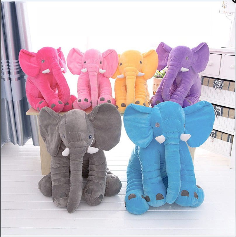 Soft Comfort Elephant Plush Toy  Accompany Sleeping Baby Sleep Child Pillow Leather Shell view 6
