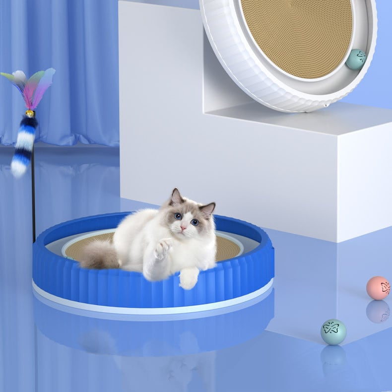 NEW Round Cat Scratching Board Wear-resistant Anti-scratch Claw Grinder Furniture Protector Pet Products view 21
