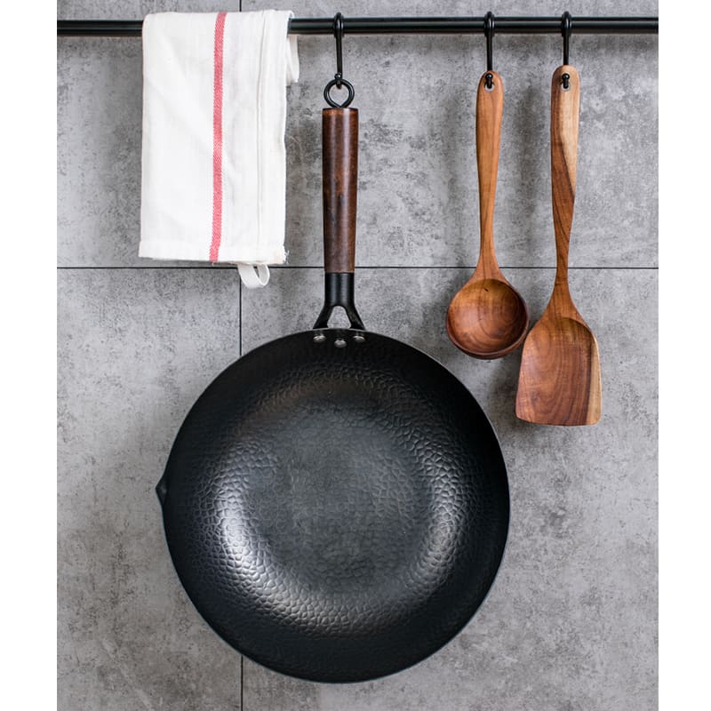 Iron Pan Traditional Iron Wok Handmade view 9