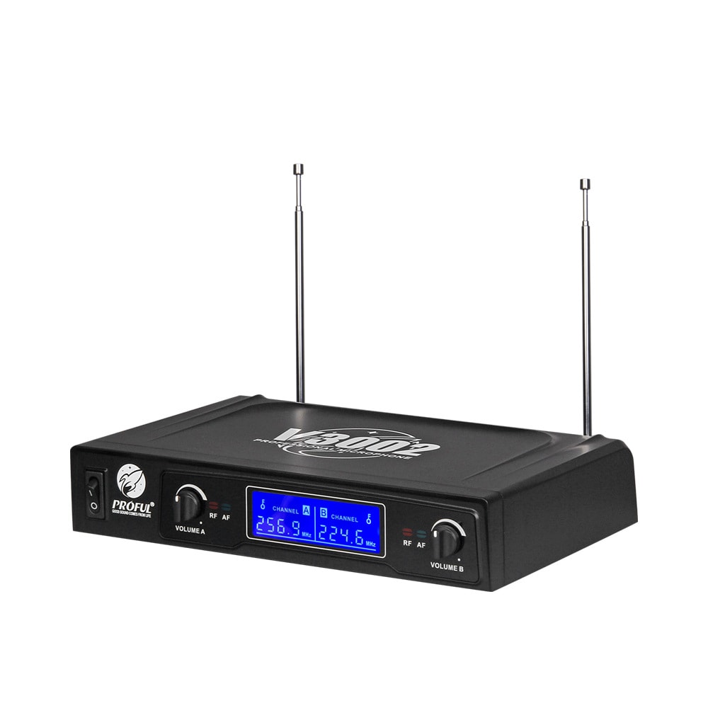 One With Two Handheld Wireless Microphones view 4