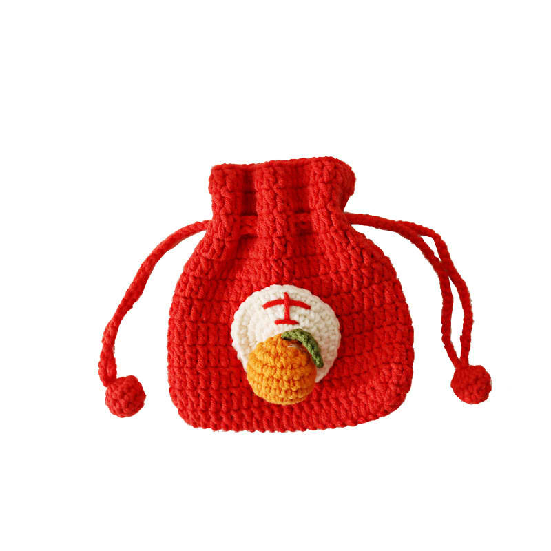 Good Luck And Good Meaning Hand-woven Coin Purse view 2