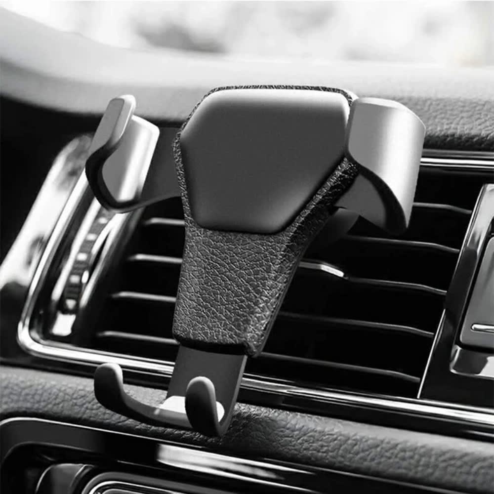 Universal Gravity Phone Holder Car Air Vent Mount Metal Mobile Stand GPS Support For Smartphone Air Vent Stand Cradle For Mobile Cell Phone view 9