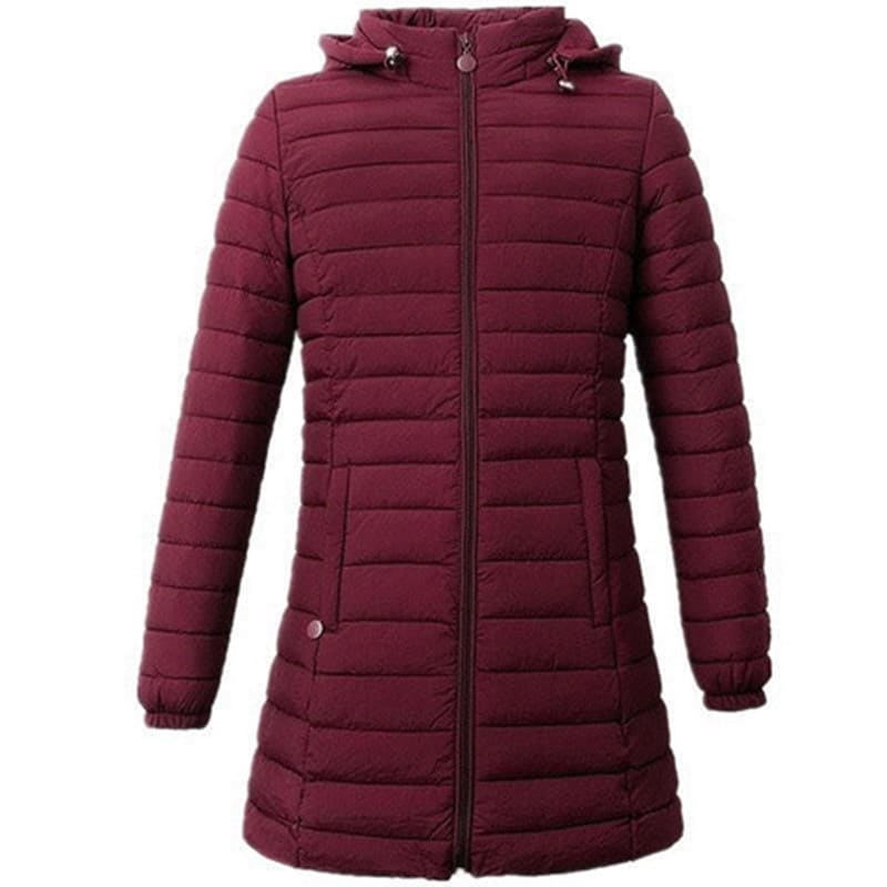 Women's Mid-length Lightweight Down Coat view 5