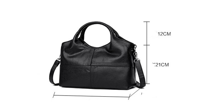 Lightweight Splicing Soft Leather Large Capacity Fashionable Mother Bag view 11