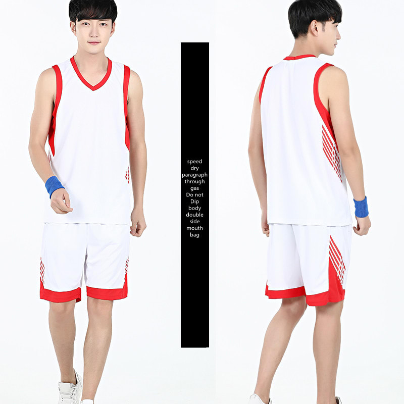 Basketball Sports Suit Men's Summer Casual Wear Sleeveless Thin Vest Running Suit Shorts Sportswear view 11