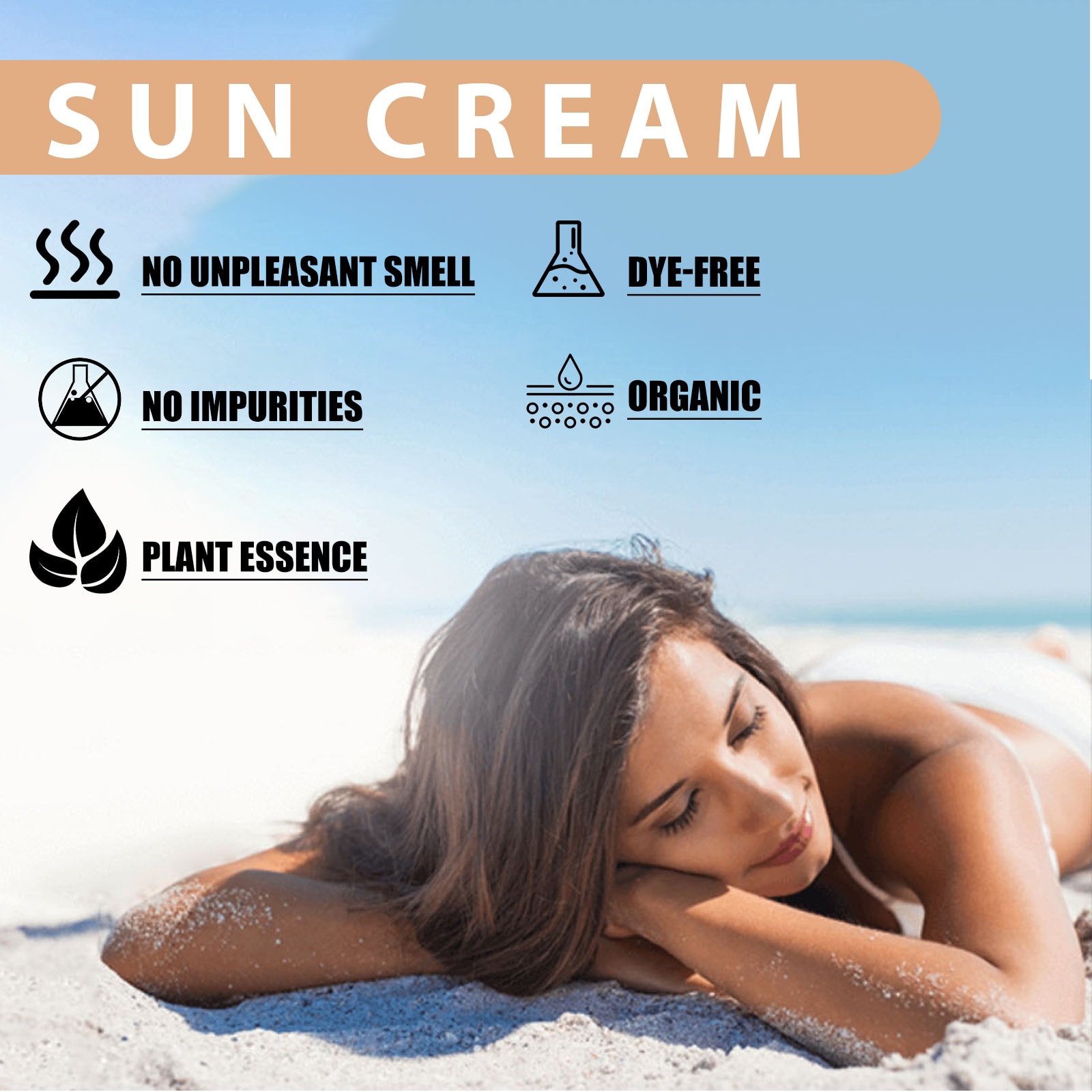 EELHOE Rice Protective Cream For Hydrating And Refreshing Without Greasiness, Provides Natural UV Protection And Sunburn Prevention, And Enhances Skin Elasticity view 3