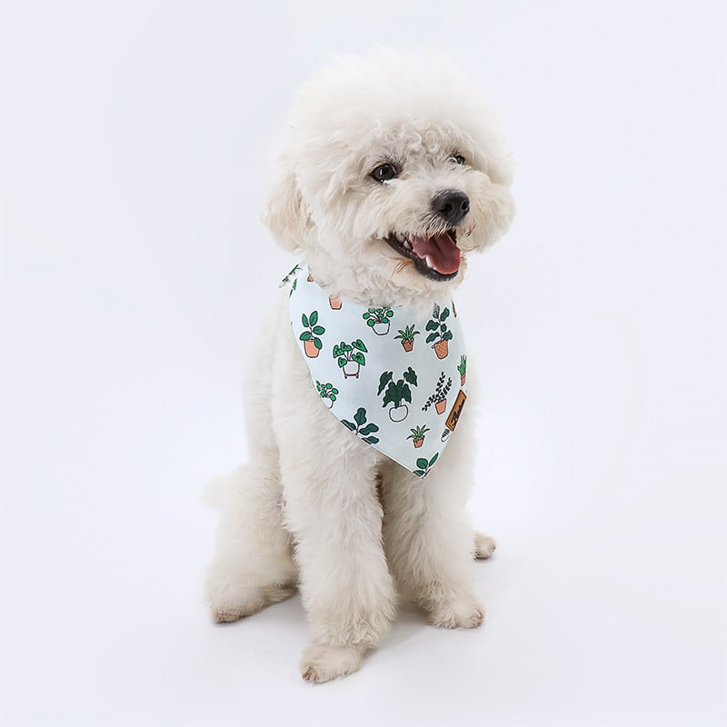 Pet Scarf Summer Pattern Dog Saliva Towel view 2