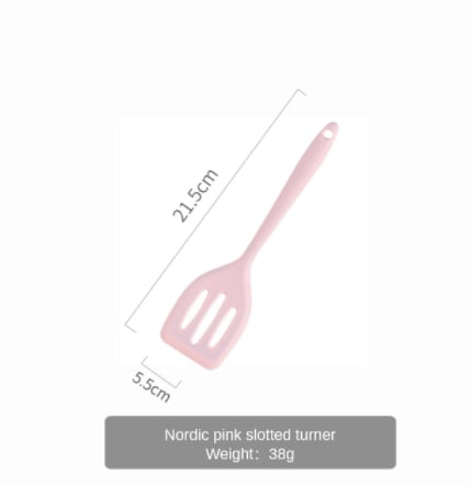High Temperature Resistant Silicone Non-stick Pan And Small Spatula Kitchenware Set view 12