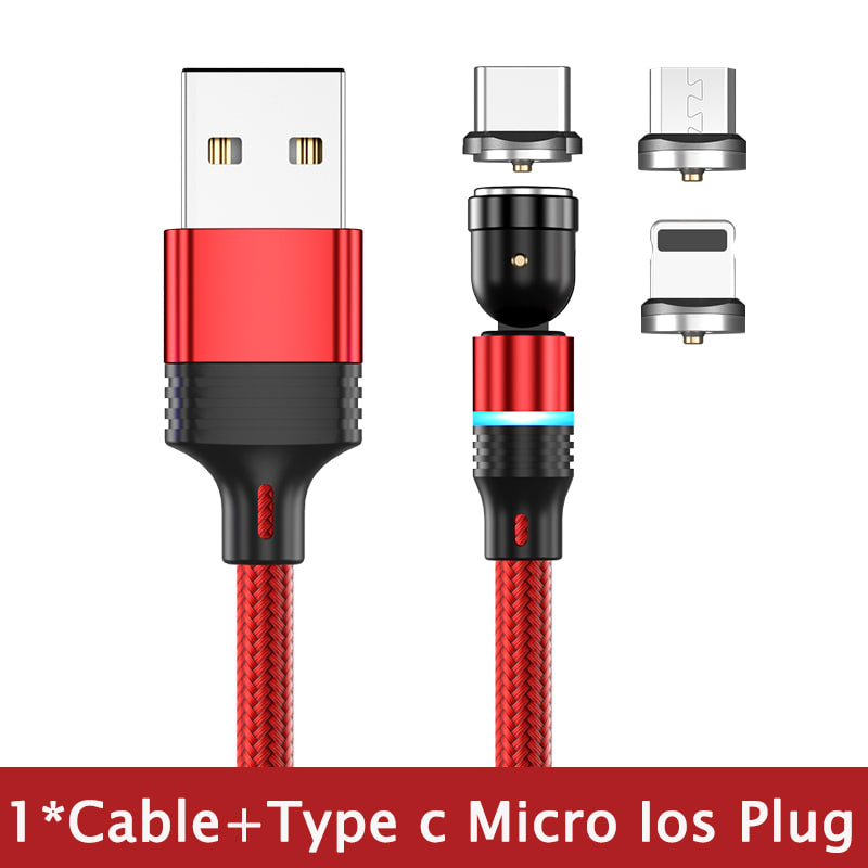 540 Degree Rotating Magnetic Suction Charging Line For Android Type C view 9