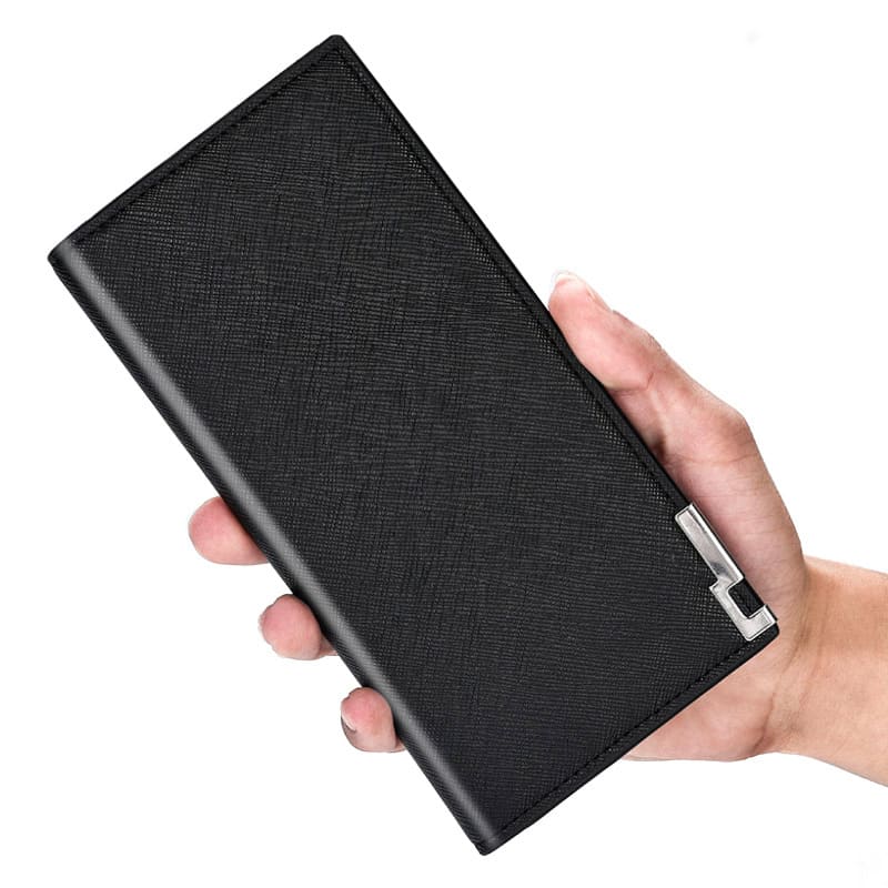 Men's Leather Long Card Case Wallet view 3