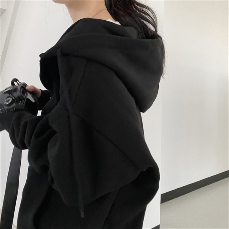 Loose Cardigan Jacket Thickened Plus Fleece view 8