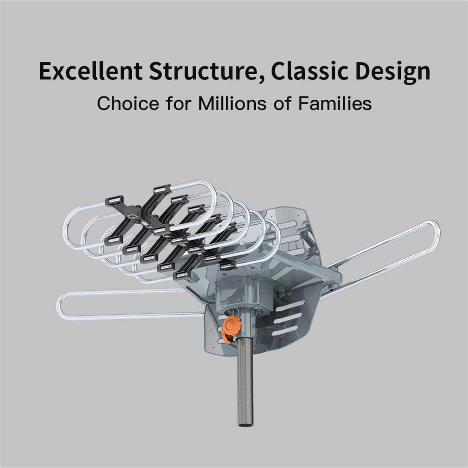 Outdoor Antenna, Without Bracket, 360 Degree Rotation Of US Spec view 6