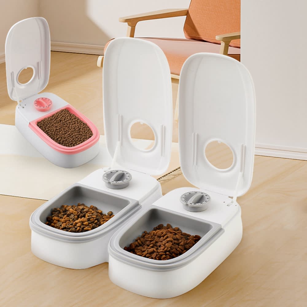 Automatic Pet Feeder Smart Food Dispenser For Cats Dogs Timer Stainless Steel Bowl Auto Dog Cat Pet Feeding Pets Supplies view 10