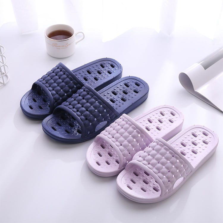Summer House Shoes Non-slip Hollow Sole Design Floor Bathroom Slipper For Women Men view 7
