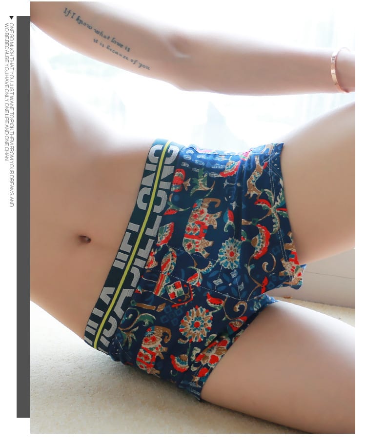 Soft And Comfortable Cotton Men's Patterned Underwear view 6