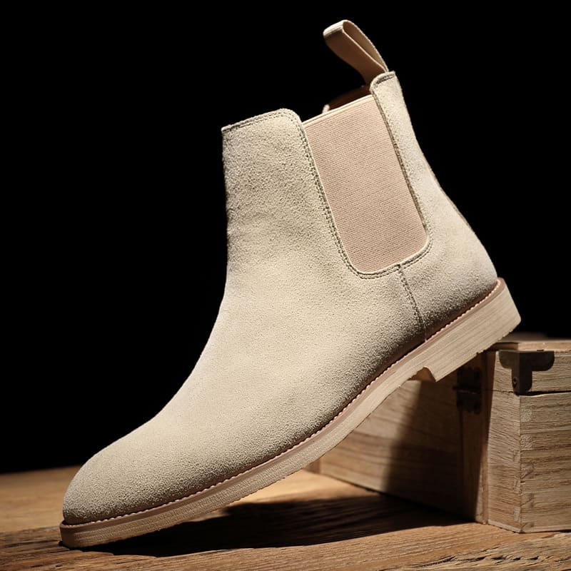 Boots Men's Leather Autumn And Winter Men's Boots Pointed Toe view 7