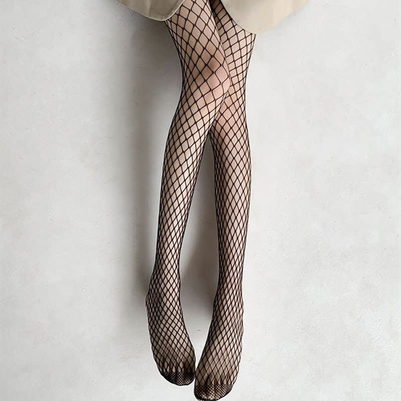 Japanese Lolita Retro Lace Soft Girl Pantyhose Sexy Hollow Net Stockings Ins White Silk Bottoming Stockings view 6