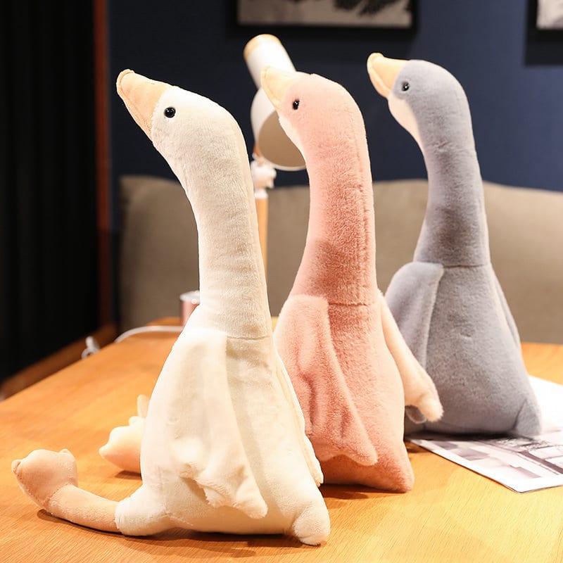 Sleeping Pillow Big Goose Doll Plush Toy view 7