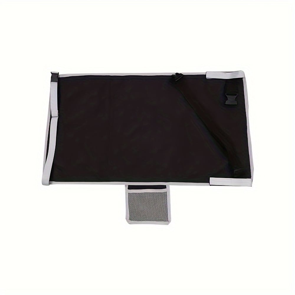 Portable Airplane Seat Extension Pad - Comfortable Nylon Travel Footrest For Enhanced Leg Support view 5