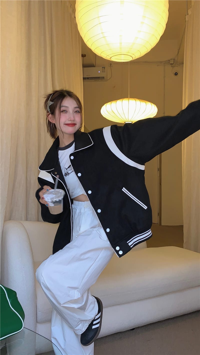 Design Sense Loose Couple Baseball Uniform view 3