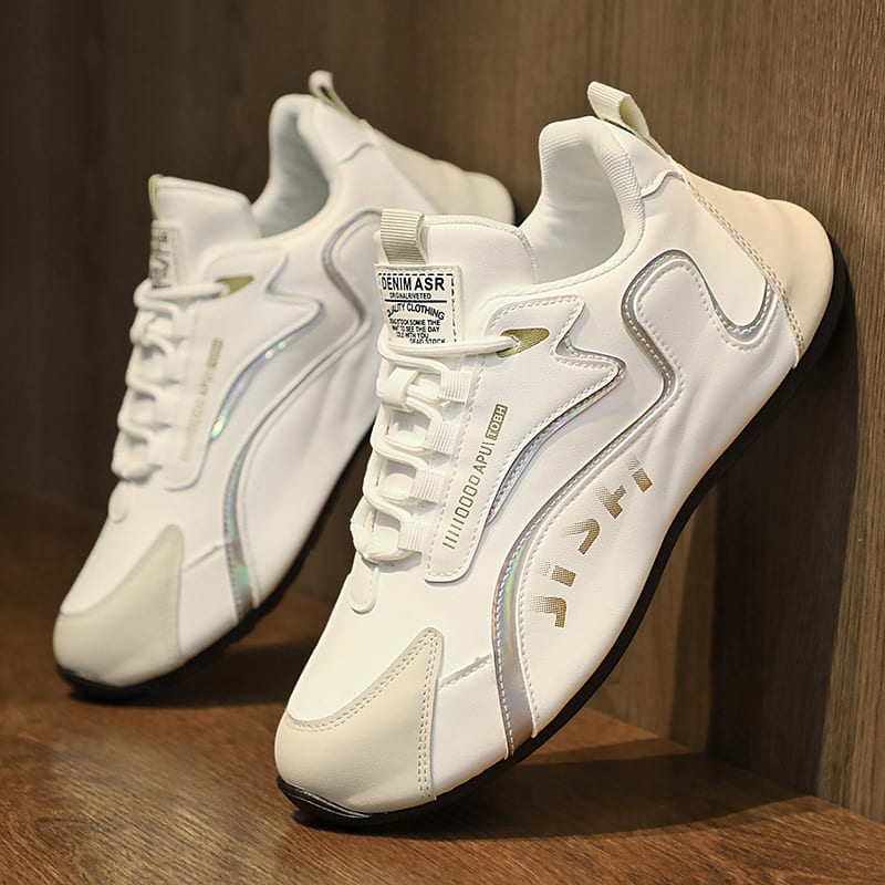 Fashion Colorblock Lace-up Sneakers For Men Breathable Low-top Dad Shoes Running Walking Sports Shoes view 7